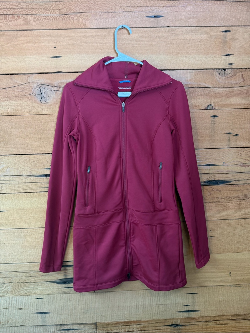 Columbia Women's Burgundy Full-Zip Utility Jacket